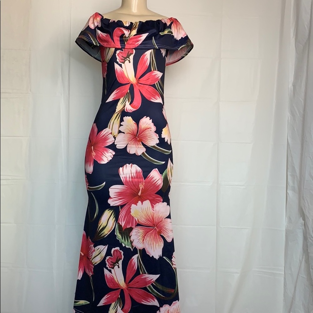 Women’s off shoulder floral dress